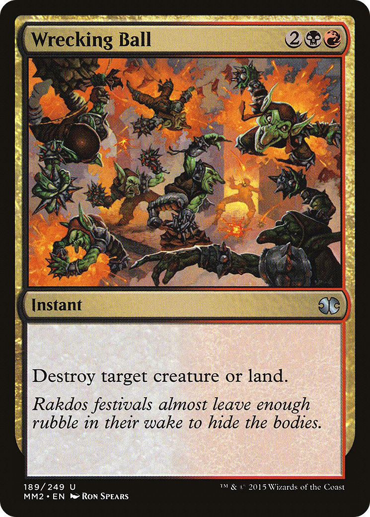 Wrecking Ball (MM2-189) [Modern Masters 2015] Foil MTG Single Modern Masters 2015