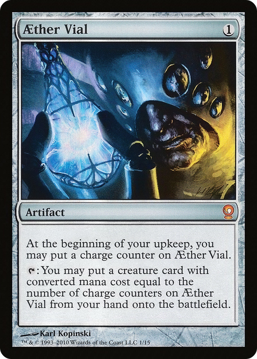 Aether Vial (V10-) [Misc] From the Vault: Relics Foil MTG Single Wizards of the Coast