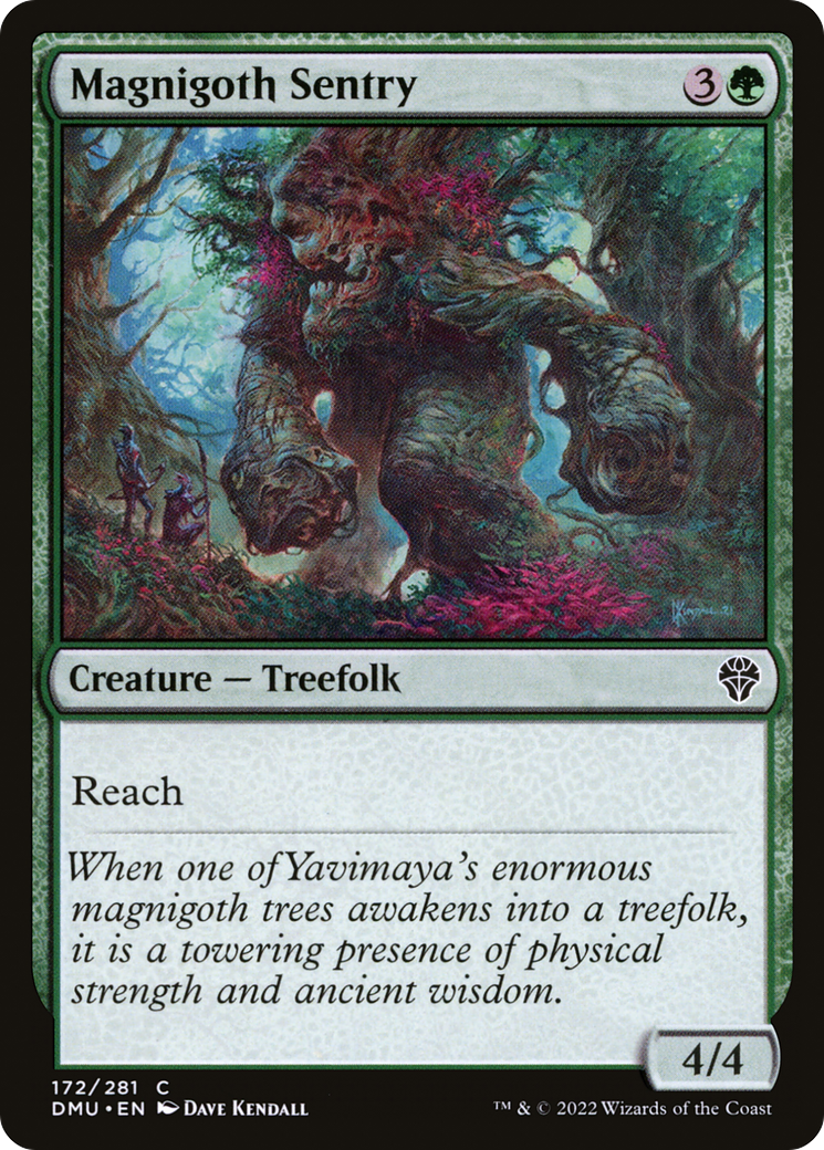 Magnigoth Sentry (DMU-172) [Dominaria United] Foil MTG Single Wizards of the Coast