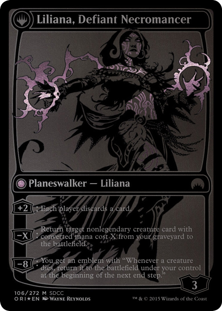 Liliana, Heretical Healer (SDCC 2015 Exclusive) (MEDIA-106) [Misc] San Diego Comic-Con 2015 Foil MTG Single Wizards of the Coast