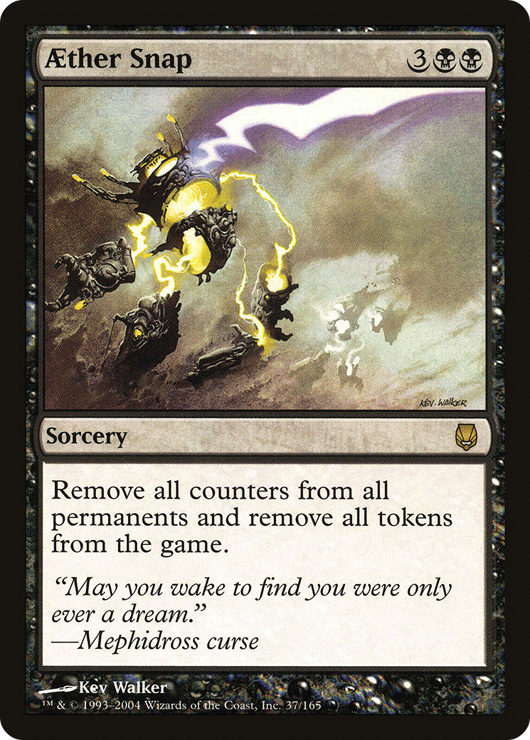 Aether Snap (DST-037) [Darksteel] MTG Single Wizards of the Coast