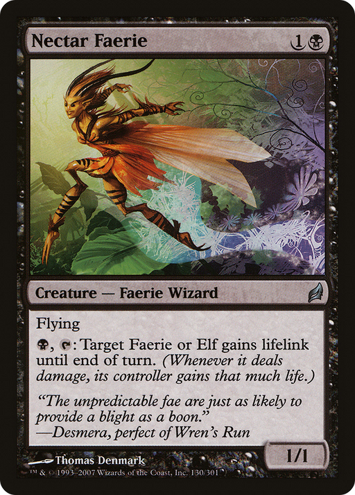 Nectar Faerie (LRW-130) [Lorwyn] Foil MTG Single Wizards of the Coast