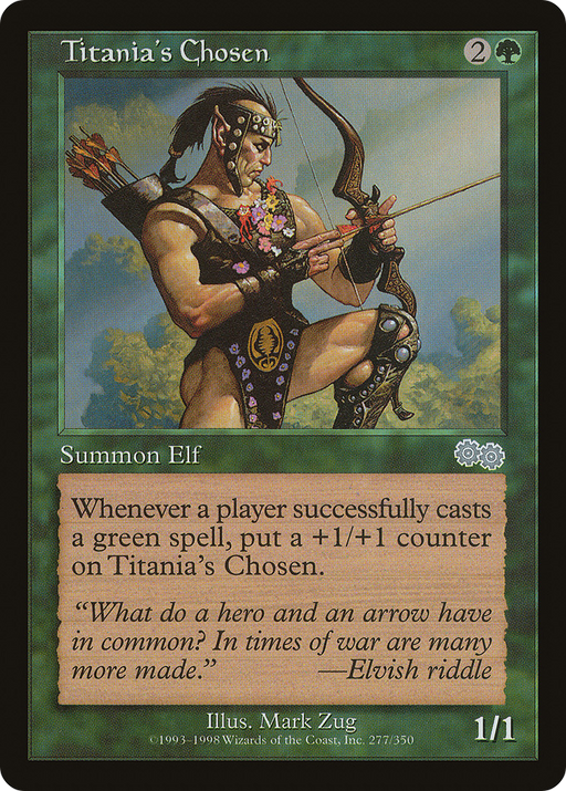 Titania's Chosen (USG-277) [Urza's Saga] MTG Single Wizards of the Coast