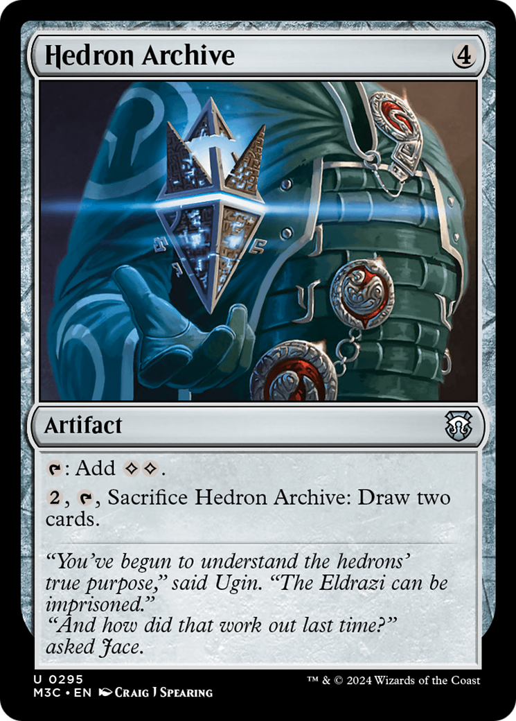 Hedron Archive (M3C-295) [Modern Horizons 3 Commander] MTG Single Wizards of the Coast