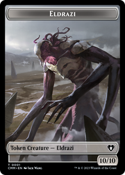 Eldrazi // Phyrexian Germ Double-Sided Token [Tokens] Commander Masters Tokens MTG Single Magic: The Gathering