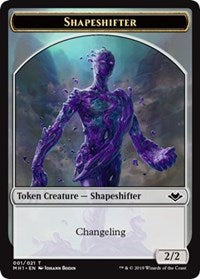 Shapeshifter (001) // Rhino (013) Double-Sided Token [Tokens] Modern Horizons Tokens MTG Single Magic: The Gathering
