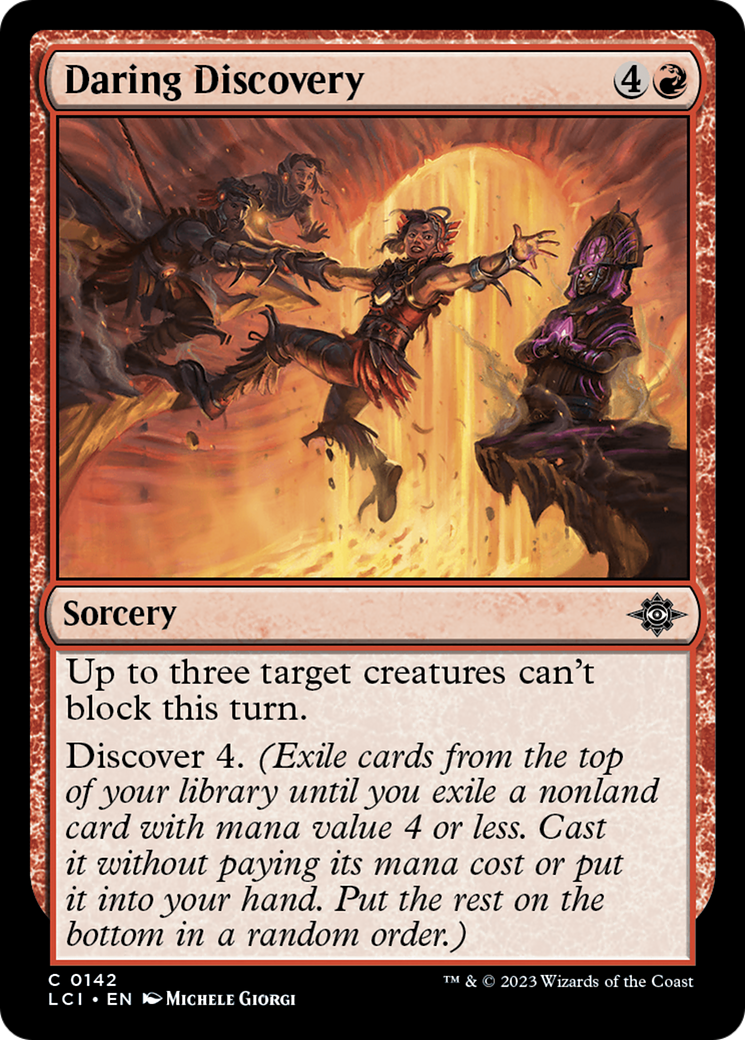 Daring Discovery (LCI-142) [The Lost Caverns of Ixalan] Foil MTG Single Wizards of the Coast