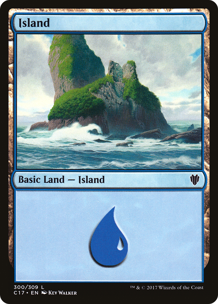 Island (C17-300) [Commander 2017] MTG Single Wizards of the Coast
