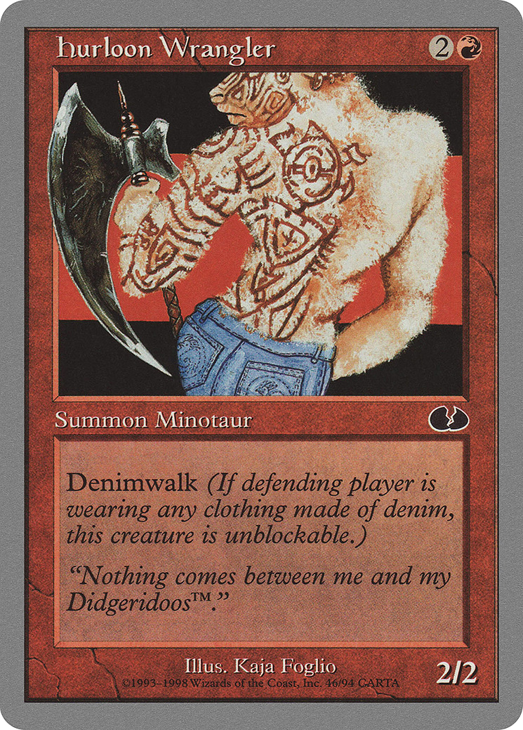 Hurloon Wrangler [Unglued] MTG Single Magic: The Gathering
