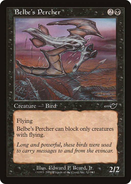Belbe's Percher (NMS-053) [Nemesis] MTG Single Wizards of the Coast