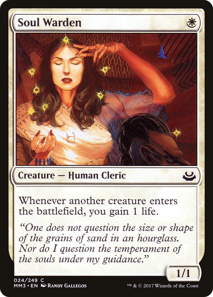 Soul Warden (MM3-024) [Modern Masters 2017] Foil MTG Single Wizards of the Coast