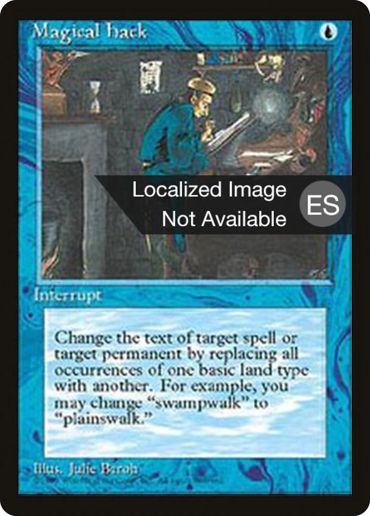 Magical Hack (4BB-083) [Fourth Edition Foreign Black Border] MTG Single Wizards of the Coast