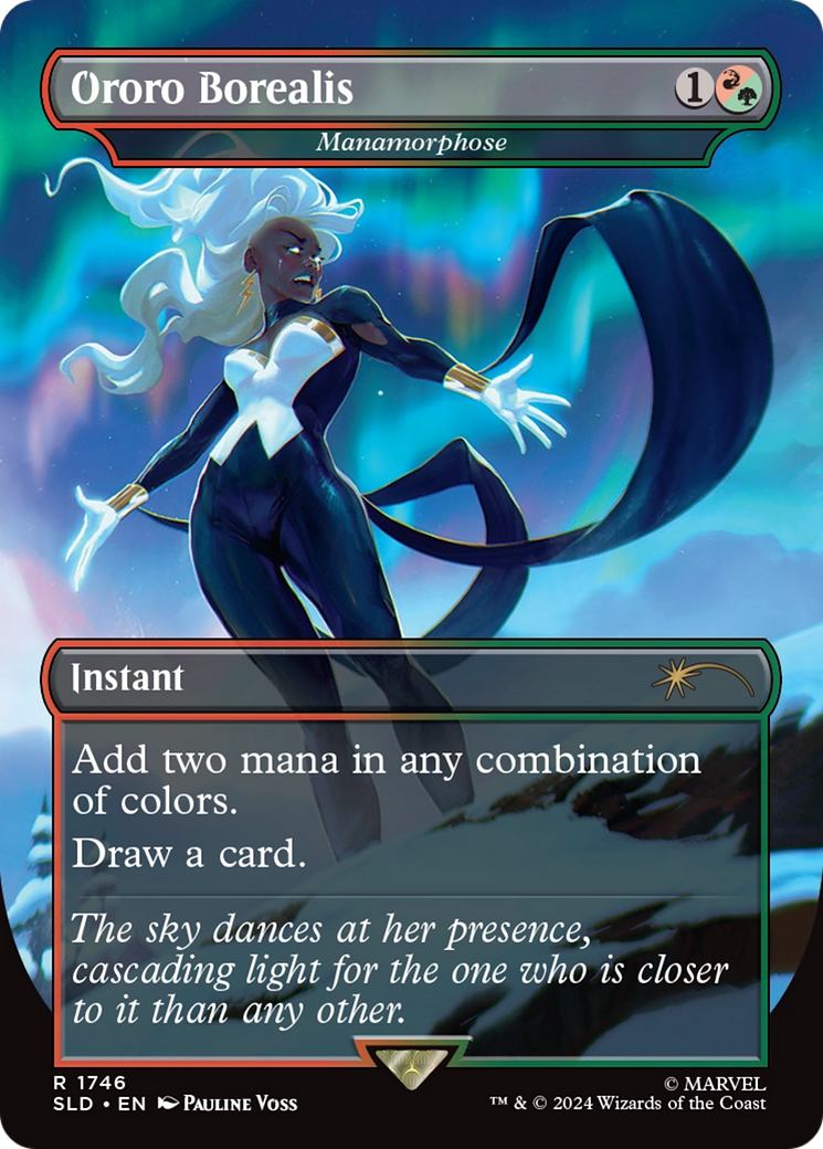 Ororo Borealis - Manamorphose (SLD-1746) [Secret Lair] Drop (Borderless) MTG Single Wizards of the Coast