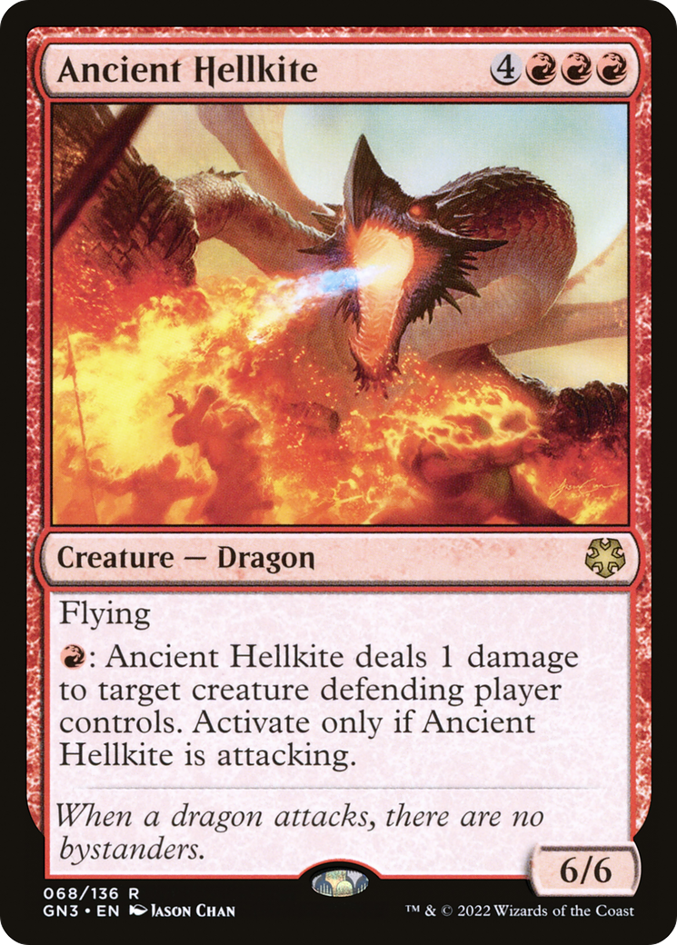 Ancient Hellkite (GN3-068) [Misc] Game Night: Free-for-All MTG Single Wizards of the Coast