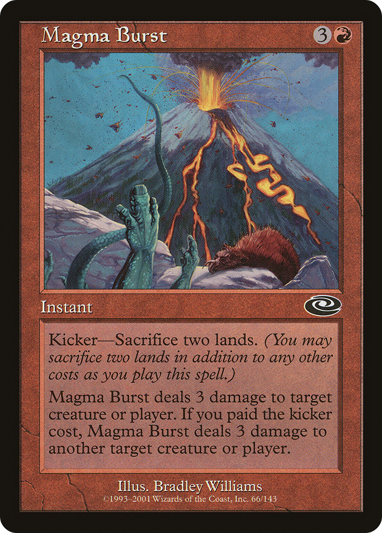 Magma Burst (PLS-066) [Planeshift] Foil MTG Single Wizards of the Coast