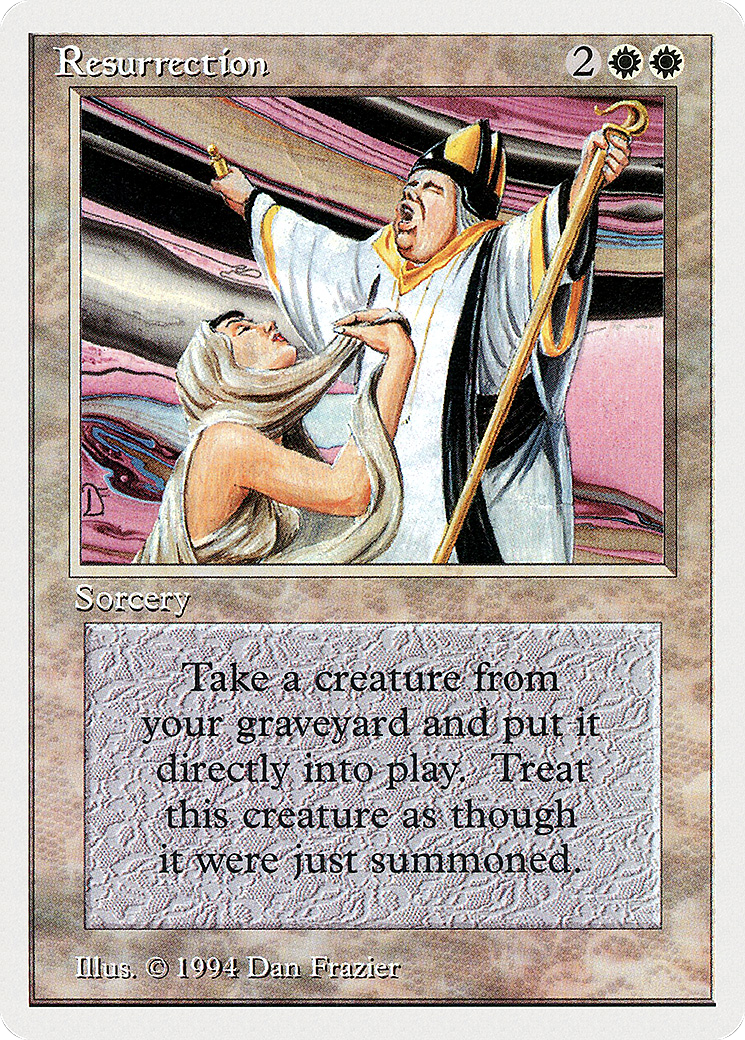 Resurrection (SUM-034) [Misc] Summer Magic / Edgar MTG Single Wizards of the Coast