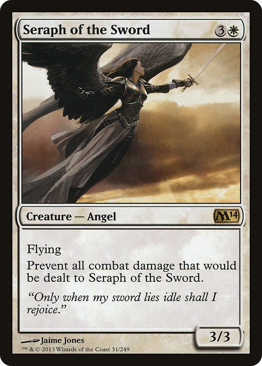 Seraph of the Sword (M14-031) [Magic 2014] Foil MTG Single Wizards of the Coast