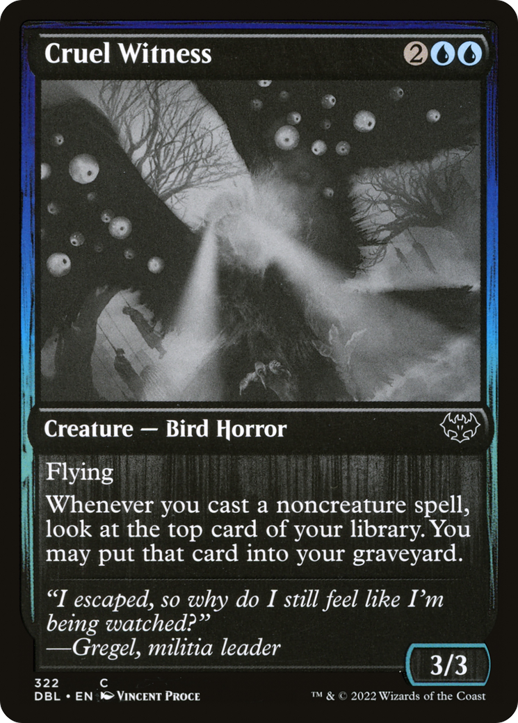 Cruel Witness (DBL-322) [Innistrad: Double Feature] MTG Single Wizards of the Coast