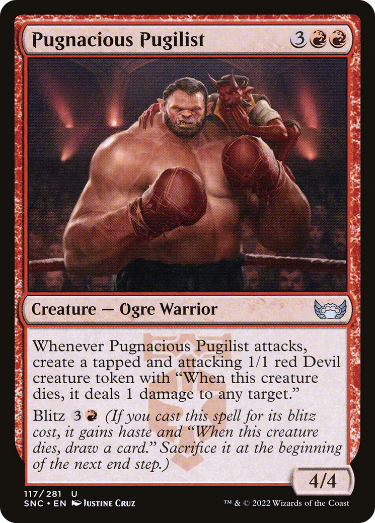 Pugnacious Pugilist (SNC-117) [Streets of New Capenna] MTG Single Wizards of the Coast