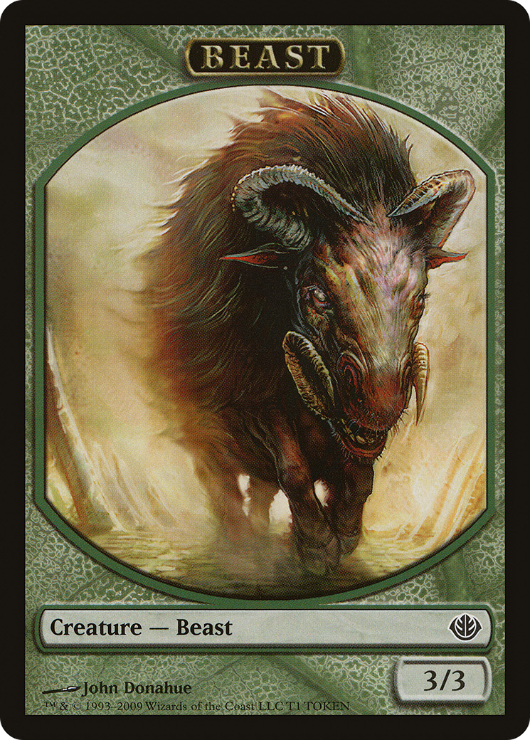Beast (DDD-0T1) [Misc] Duel Decks: Garruk vs. Liliana Tokens MTG Single Wizards of the Coast