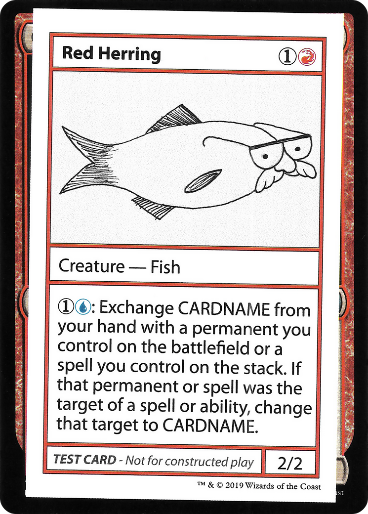 Red Herring (CMB1-062) [Mystery Booster] Playtest Cards 2021 MTG Single Wizards of the Coast