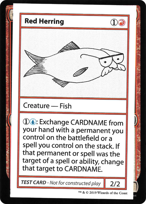 Red Herring (CMB1-062) [Mystery Booster] Playtest Cards 2021 MTG Single Wizards of the Coast