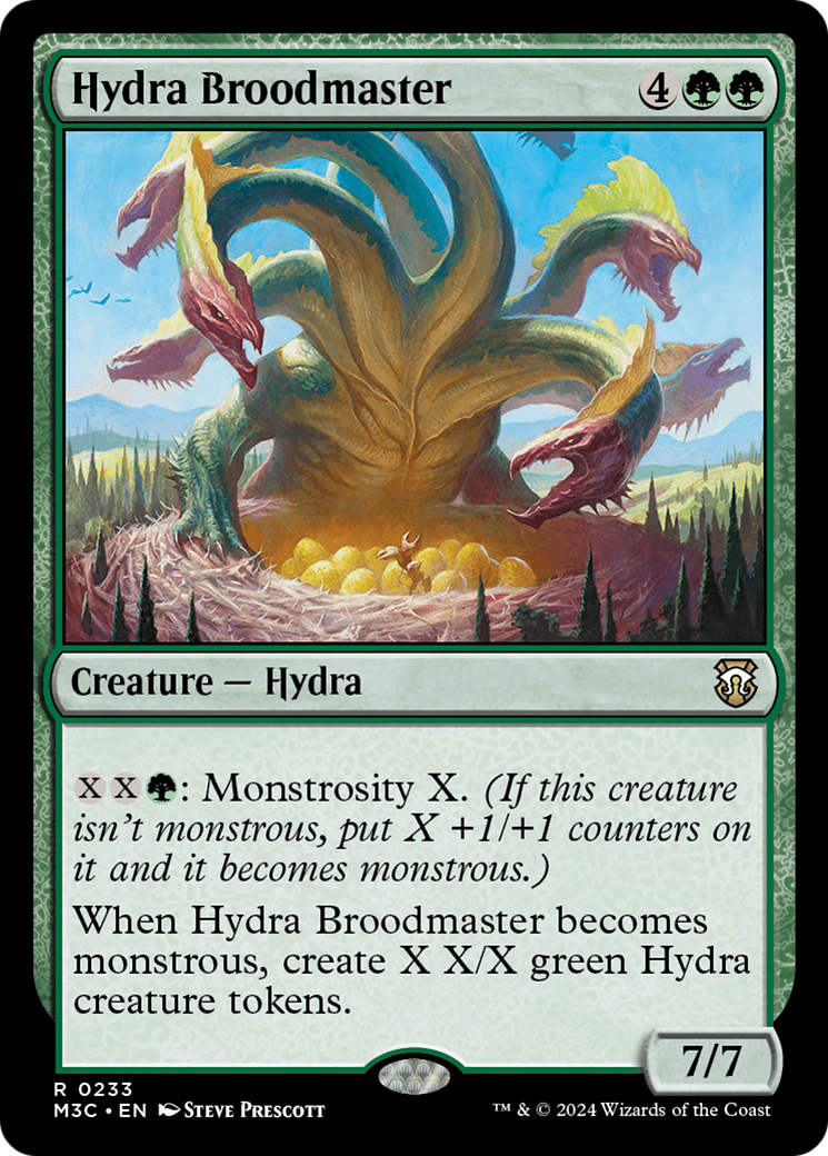 Hydra Broodmaster (M3C-233) [Modern Horizons 3 Commander] MTG Single Wizards of the Coast