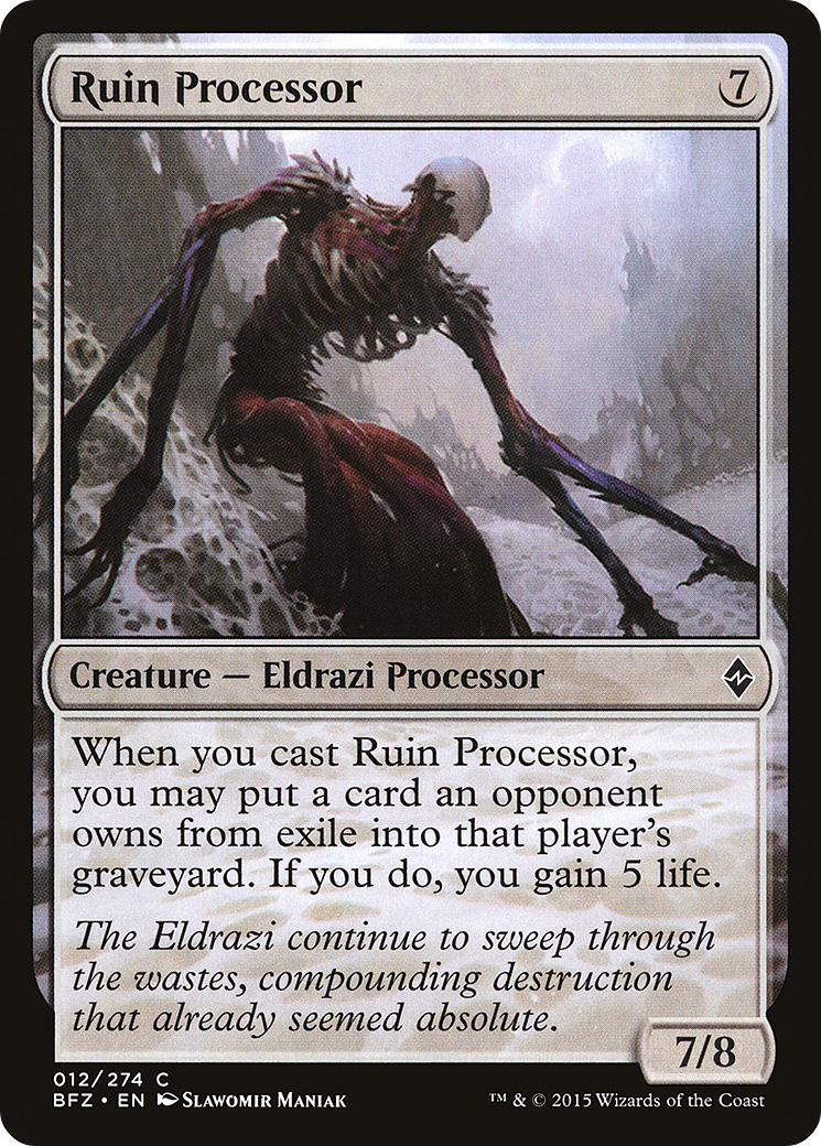 Ruin Processor (BFZ-012) [Battle for Zendikar] MTG Single Wizards of the Coast