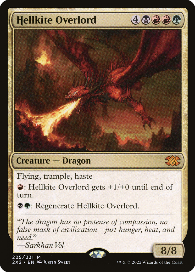 Hellkite Overlord (2X2-225) [Double Masters 2022] MTG Single Wizards of the Coast