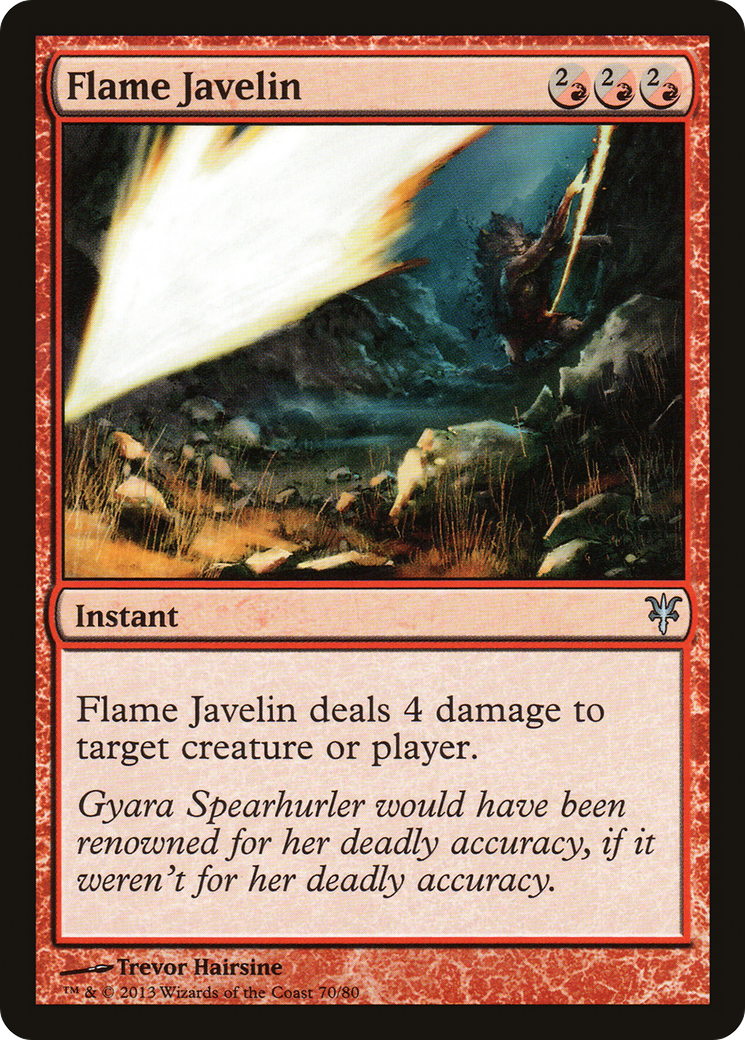 Flame Javelin (DDK-070) [Misc] Duel Decks: Sorin vs. Tibalt MTG Single Wizards of the Coast