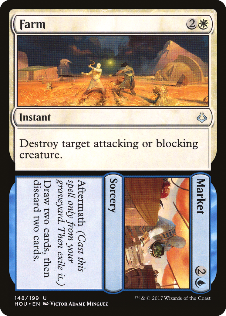 Farm // Market (HOU-148) [Hour of Devastation] Foil MTG Single Wizards of the Coast