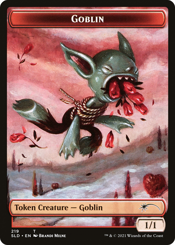 Goblin Token (SLD-219) [Secret Lair] Drop Foil MTG Single Wizards of the Coast