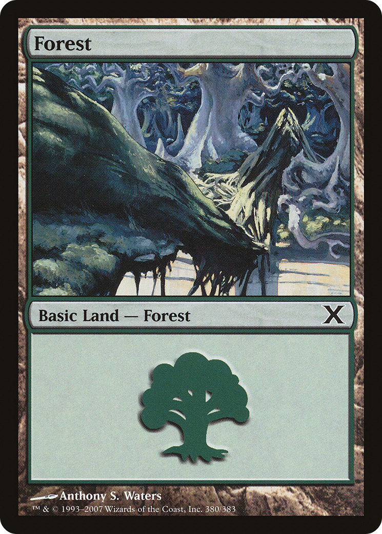 Forest (380) (10E-380) [Tenth Edition] MTG Single Wizards of the Coast