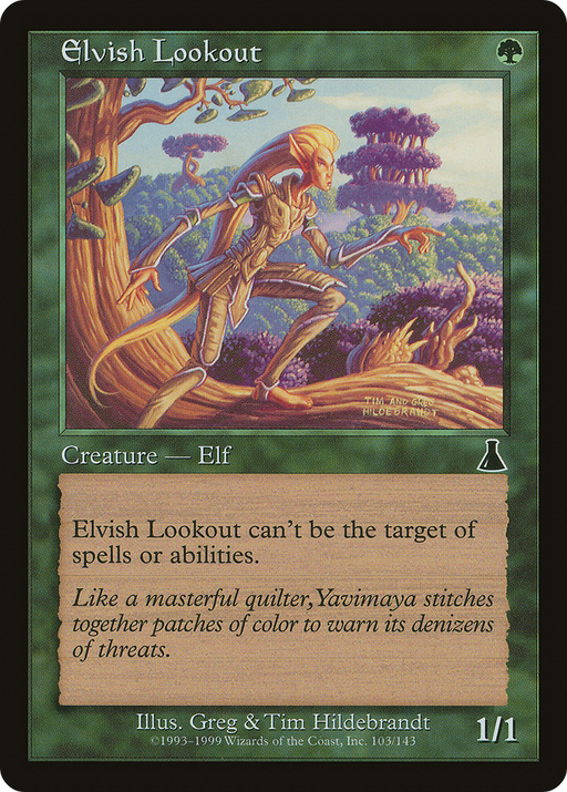 Elvish Lookout (UDS-103) [Urza's Destiny] MTG Single Wizards of the Coast