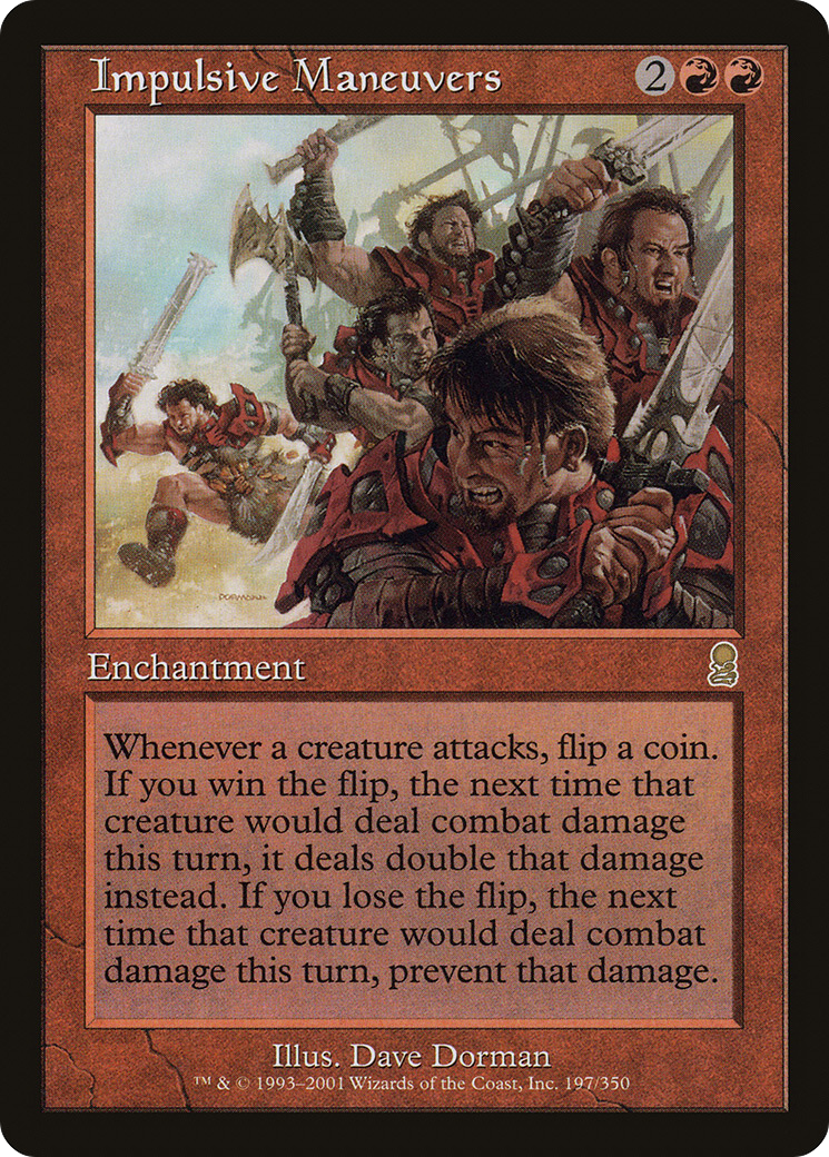 Impulsive Maneuvers (ODY-197) [Odyssey] Foil MTG Single Wizards of the Coast