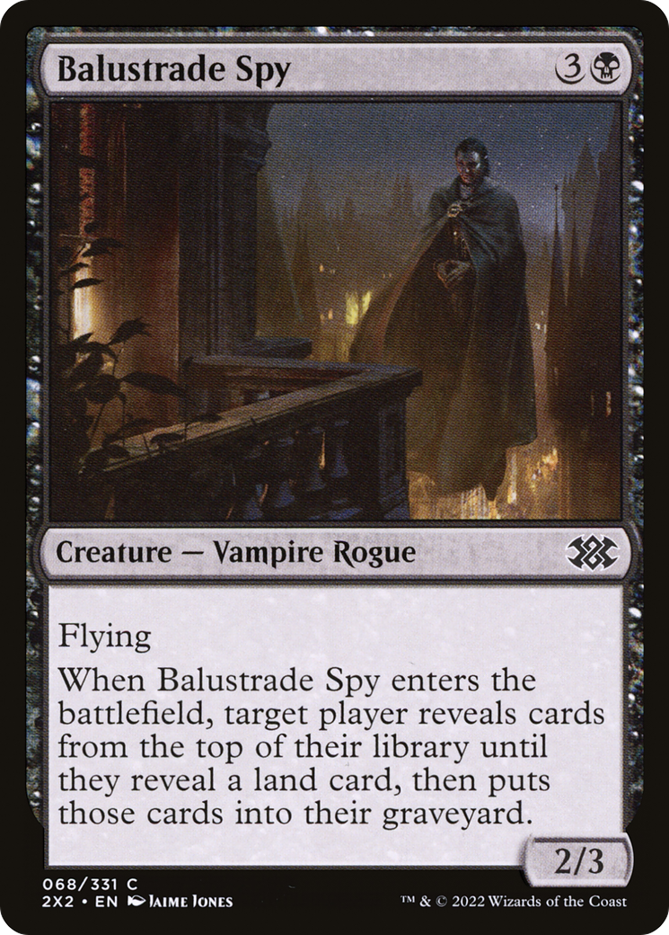 Balustrade Spy (2X2-068) [Double Masters 2022] Foil MTG Single Wizards of the Coast
