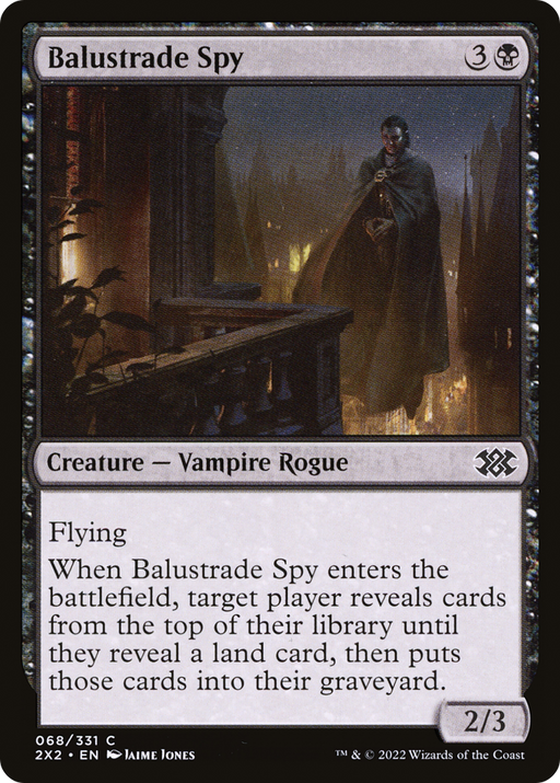 Balustrade Spy (2X2-068) [Double Masters 2022] Foil MTG Single Wizards of the Coast