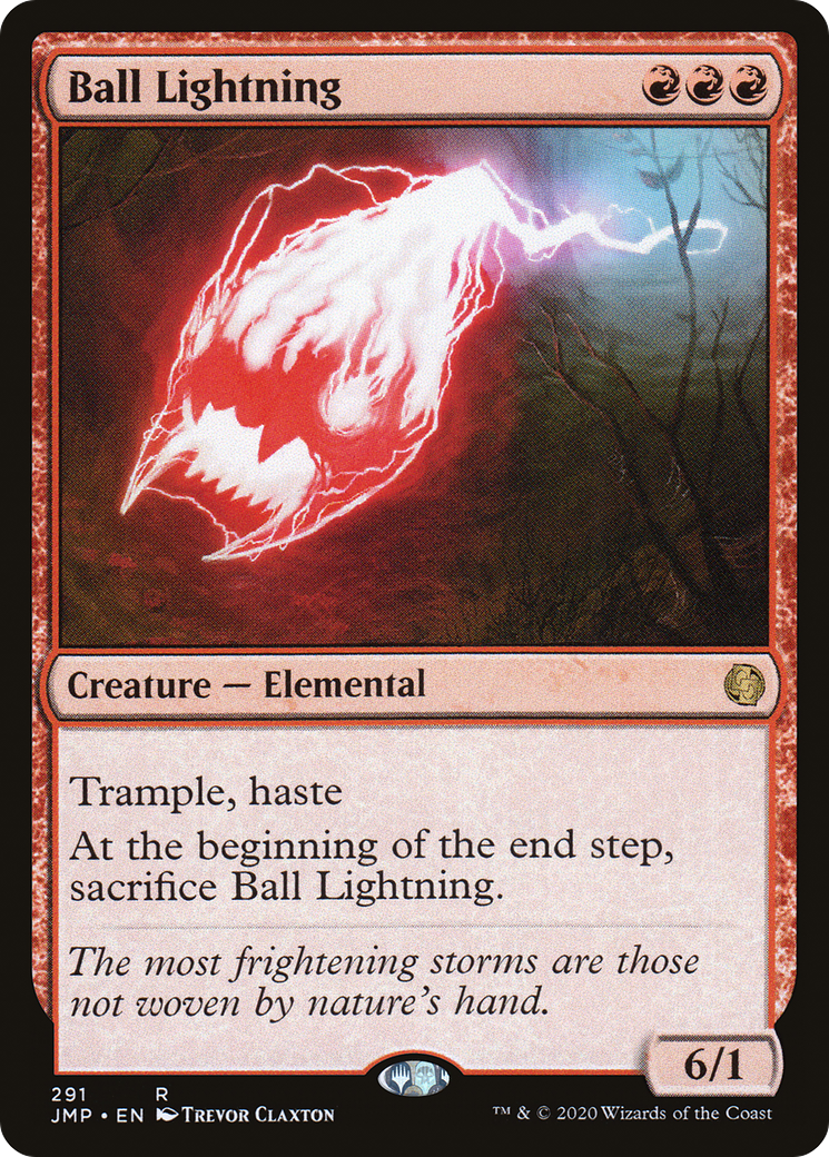 Ball Lightning (JMP-291) [Jumpstart] MTG Single Wizards of the Coast