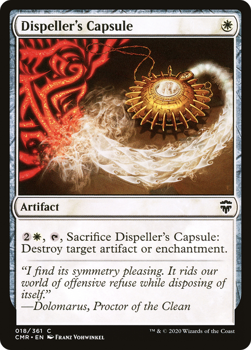 Dispeller's Capsule (CMR-018) [Commander Legends] MTG Single Wizards of the Coast