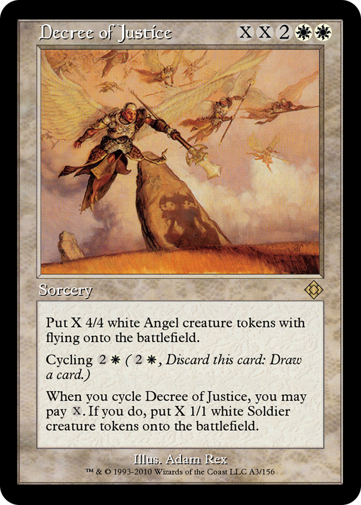 Decree of Justice (TD0-0A3) [Magic Online Theme Decks] MTG Single Wizards of the Coast
