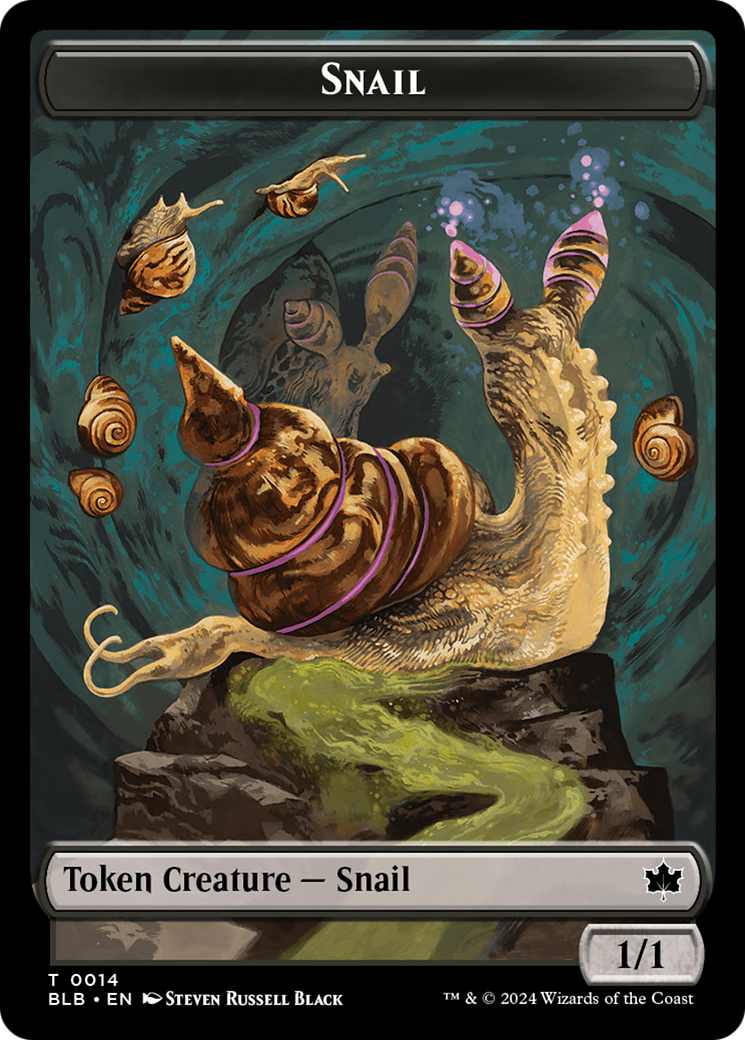 Snail Token (BLB-014) [Tokens] Bloomburrow Tokens MTG Single Wizards of the Coast