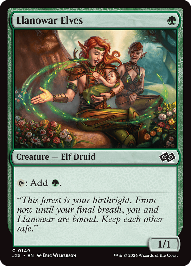Llanowar Elves (J25-149) [Foundations Jumpstart] MTG Single Wizards of the Coast