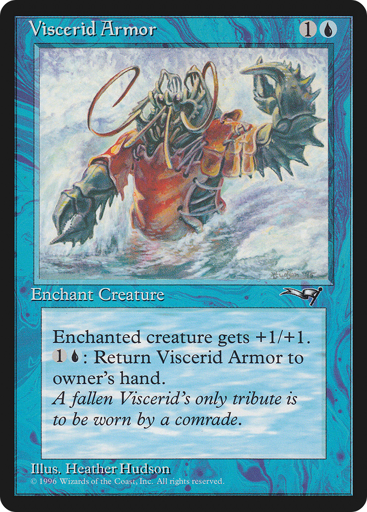 Viscerid Armor (ALL-41A) [Alliances] MTG Single Wizards of the Coast