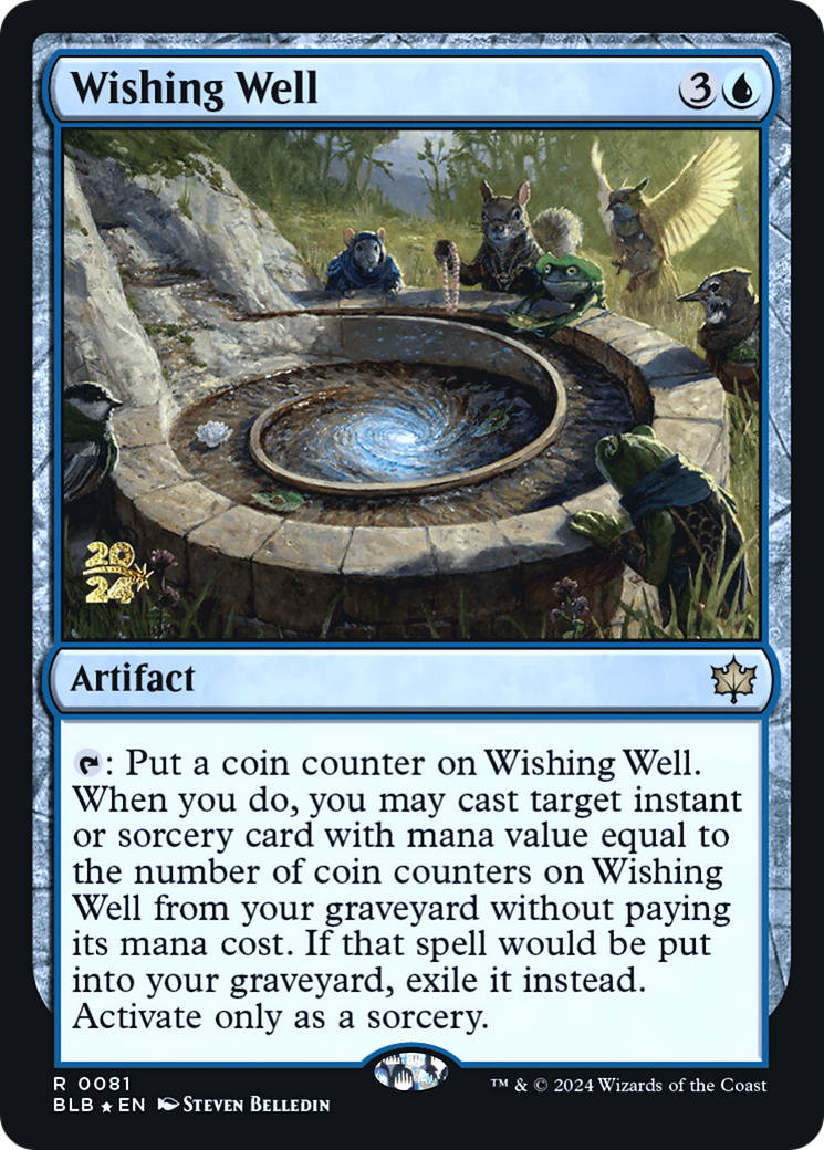 Wishing Well (PRE-081) [Bloomburrow Promos] Foil MTG Single Wizards of the Coast
