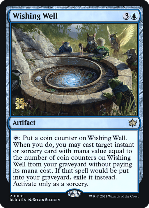 Wishing Well (PRE-081) [Bloomburrow Promos] Foil MTG Single Wizards of the Coast