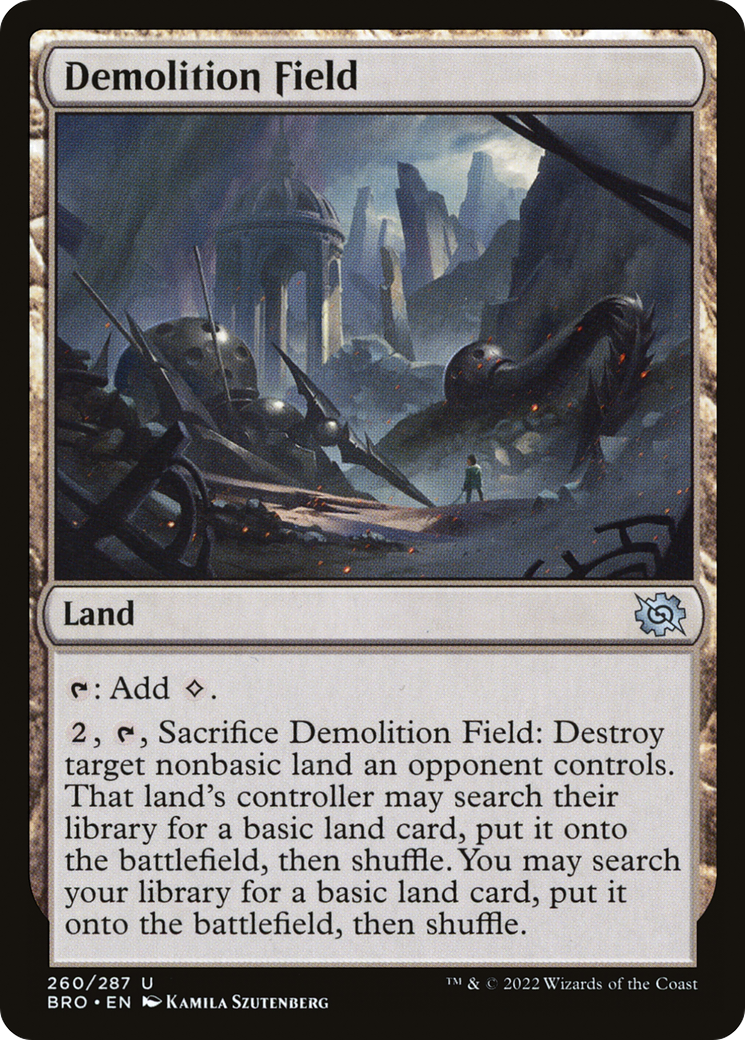Demolition Field [The Brothers' War] MTG Single Magic: The Gathering