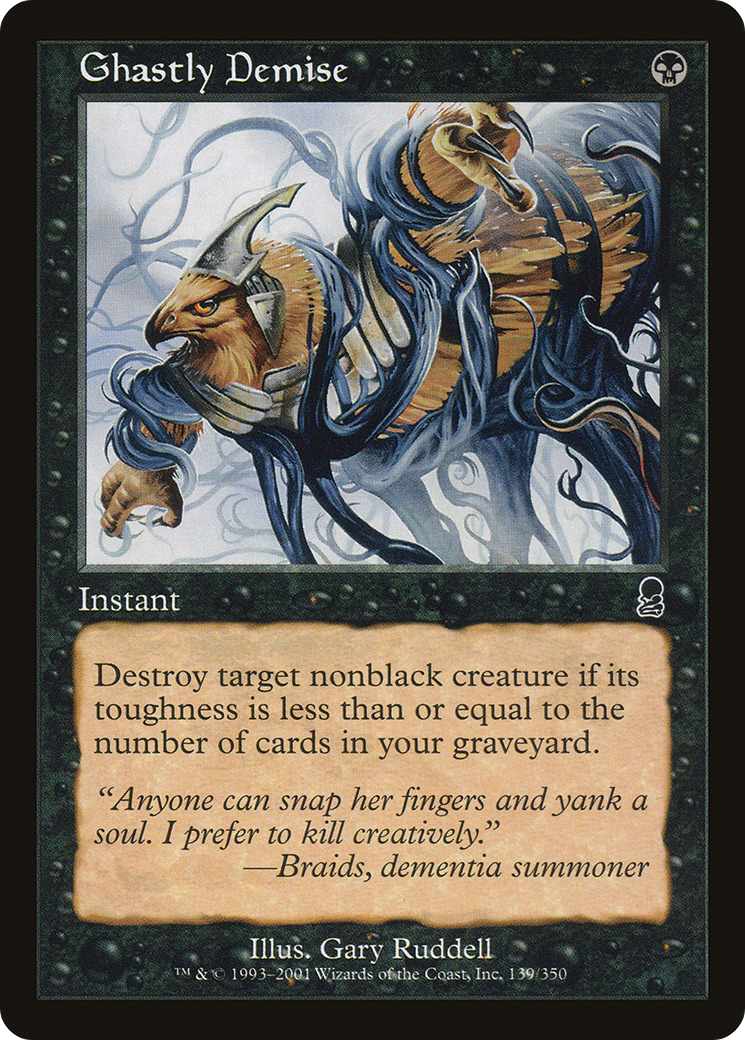 Ghastly Demise (ODY-139) [Odyssey] MTG Single Wizards of the Coast