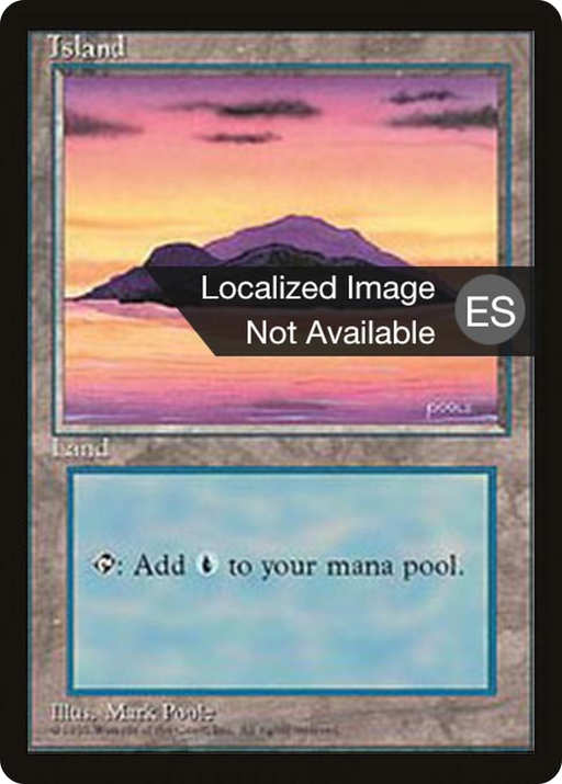 Island (A) (4BB-179) [Fourth Edition Foreign Black Border] MTG Single Wizards of the Coast