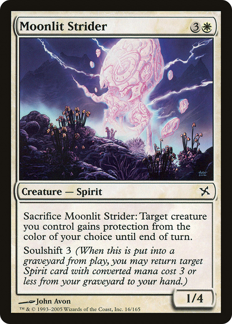 Moonlit Strider (BOK-016) [Betrayers of Kamigawa] Foil MTG Single Wizards of the Coast