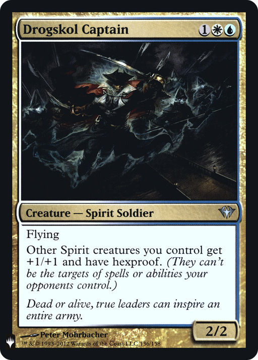 Drogskol Captain (LIST-DKA-136) [Mystery Booster] The List Foil MTG Single Wizards of the Coast